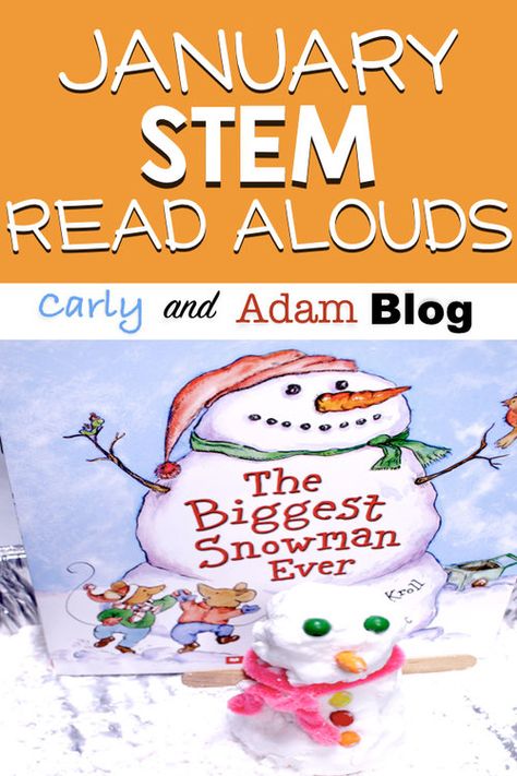 Stem Read Alouds, Winter Stem Challenges, Winter Stem Activities, January Classroom, Stem Activities Preschool, Kindergarten Stem, Elementary Stem Activities, January Activities, Stem Books