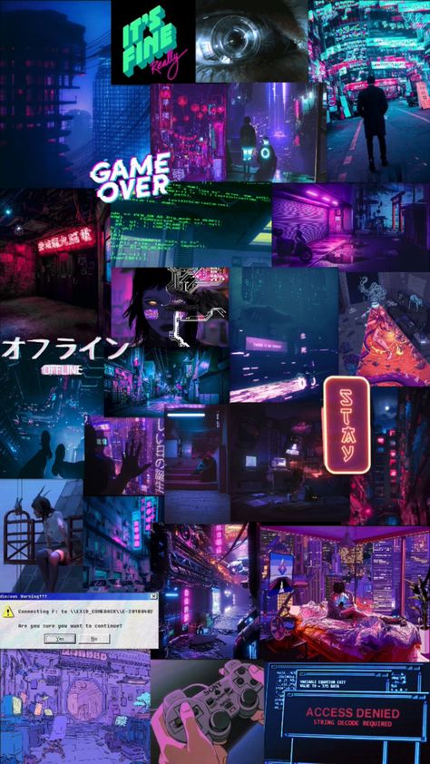 #cyberpunk #vaporwave #aesthetic #wallpaper #collage Cyberpunk Vaporwave, Cyberpunk Lockscreen Aesthetic, Aesthetic Wallpaper Cyberpunk, 90s Cyberpunk Aesthetic, Vaporwave Cyberpunk, Cyberpunk Aesthetic Wallpaper, Cyberpunk Lockscreen, Cyberpunk Aesthetic Widget, Grunge Cyberpunk