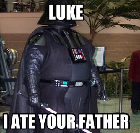 Darth Vader Funny, Jing Y Jang, Star Wars Jokes, Star Wars Images, Star Wars Pictures, Hilarious Memes, Star Wars Fandom, Memes Humor, Star Wars Humor