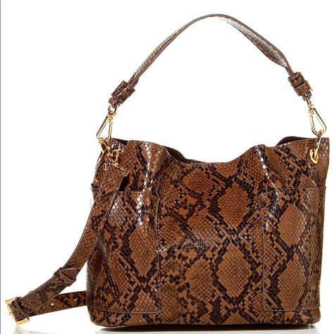 Carry The Luxury Everywhere. It Has A Sleek Snake Pattern Exterior And Fits All Your Necessities Like Phone, Keys, Wallet, Tablet, And Makeup. Two Exterior Side Slip Pockets 5.5" Drop Top Handle Detachable 24" Max Drop Crossbody Strap Interior Center Zipper Pouch Compartment Chocolate Purse, Snake Pattern, Steve Madden Bags, Snake Patterns, Belt Purse, Drop Top, Animal Skin, Crossbody Strap, Leather Craft