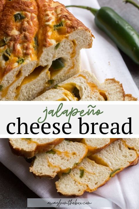 Jalapeno Cheese Bread, Keto Bread Recipe, Cheese Bread Recipe, Best Keto Bread, Jalapeno Cheese, Meat Appetizers, Bread Machine Recipes, Monkey Bread, Cheese Bread