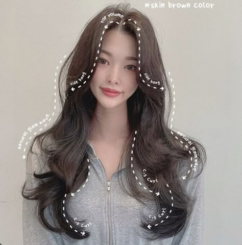 Korean Long Hair, Hair Style Korea, Hair Inspiration Long, Hairstyles For Layered Hair, Blowout Hair, Peinados Fáciles Para Cabello Corto, Hair Stylies, Haircuts Straight Hair, Hair Makeover