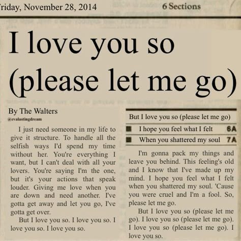 I Love You So The Walters Poster, Lyrics Book Design, The Walters Poster, Poem About Music, Lyric Journal, Song Lyrics Poster, Lyric Poetry, Song Lyric Posters, Lyrics Poster