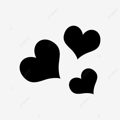 Cookies Bautismo, Black Heart Png, Henna 2024, Black Heart Icon, Hearts Silhouette, Different Hearts, Png Editing, Hearts Clipart, Cute Small Drawings