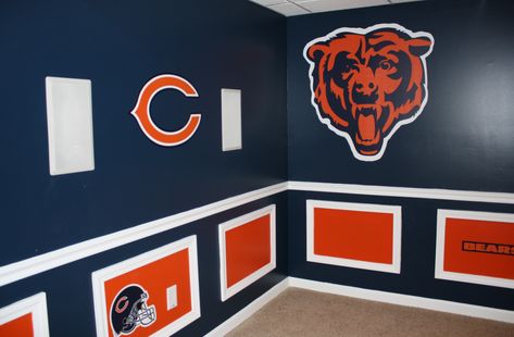 Screen Shot 2013-05-10 at 10.50.47 PM Chicago Bears Room, Chicago Bears Man Cave, Man Cave Basement Diy, Sports Man Cave, Ultimate Man Cave, Man Cave Room, Home Bar Design, Man Cave Basement, Bears Football