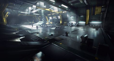 Big thank you to Nathan Dearsly (nd3d.artstation.com/)  for directing me and supplying me with some base meshes! Ship Interior, Scifi Interior, Sci Fi Architecture, Space Engineers, Spaceship Interior, Sci Fi Environment, Futuristic Interior, Level Design, Star Citizen