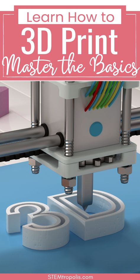 Lear how to get started in our beginners guide for 3D printing. Perfect 3D print ideas ideas for kids and students. There are a number of engaging 3D prints of interest for younger kids. Here are our favorite 3D printing for elementary students projects, as well as an overview of 3D printing for kids. FREE 3D models and how to print. 3d Printing Basics, 3d Printing Tips, 3d Printing Tips And Tricks, How To Paint 3d Printed Objects, 3d Printing Beginner, 3d Printer Designs Free, 3d Printing Projects Free Printable, Free 3d Printing Files, 3 D Printing Projects