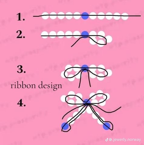 Ribbon Beads Tutorial, Beaded Bow Tutorial, Kuromi Ring Beads Tutorial, Beaded Bow Bracelet Tutorial, Beads Butterfly Tutorial, Butterfly Bead Ring Tutorial, Diy Jewellery Designs, Seed Bead Projects, Diy Gift Set