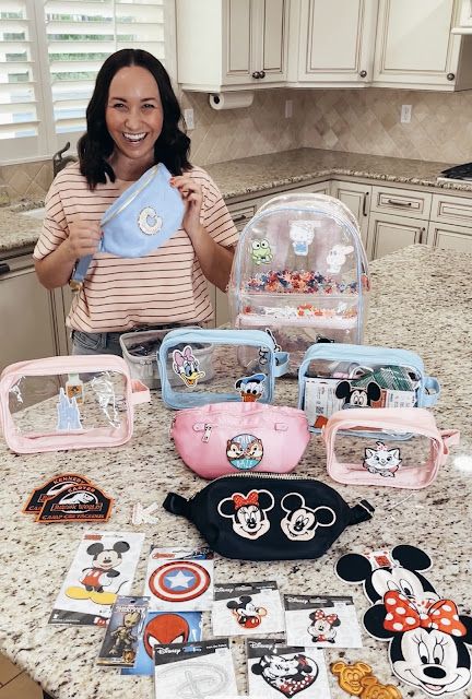 DIY Stoney Clover Lane Dupes - THE PATRICIOS Disney Trip Accessories, Disney Diy Outfits Ideas, Diy Disney Accessories, Stony Clover Disney, Disney Bags Diy, Stoney Clover Diy, Diy Stoney Clover Bag, Disney World Crafts, Diy Disney Backpack