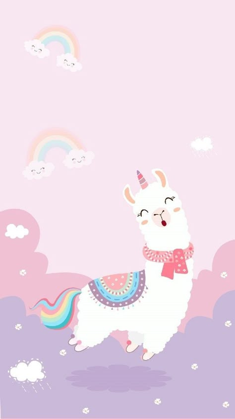 Cute Lama Wallpapers, Llama Wallpaper Iphone, Lama Background, Alpaca Wallpaper, Llama Wallpaper, Silhouette Cameo Projects Vinyl, Rainbow Color Background, Mickey Mouse Art, Background Design Vector