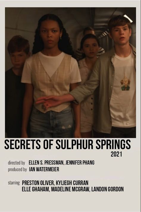 Secret Of Sulphur Springs, Secrets Of Sulphur Springs, All Studio Ghibli Movies, Spring Movie, Movie Character Posters, Best Movies List, Good Animated Movies, Movies To Watch Teenagers, Iconic Movie Posters