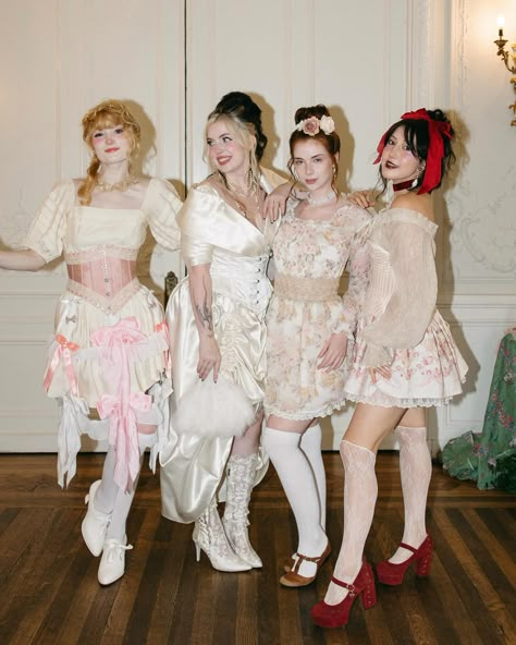 Moral of the story: Throw elaborate themed parties for you and your besties Bridal Shower & Bachelorette for my sweet friend @sarahjamesmiddleton - One of the most fabulously extravagant people I know 🤍🤍🤍 Love you and I can’t wait to party with you at your wedding ✨ Victorian Bachelorette Party, Marie Antoinette Bridal Shower Ideas, Marie Antoinette Aesthetic Party, Victorian Party Theme, Rococo Party, Victorian Party, Marie Antoinette Aesthetic, Marie Antoinette Party, 20th Birthday Party