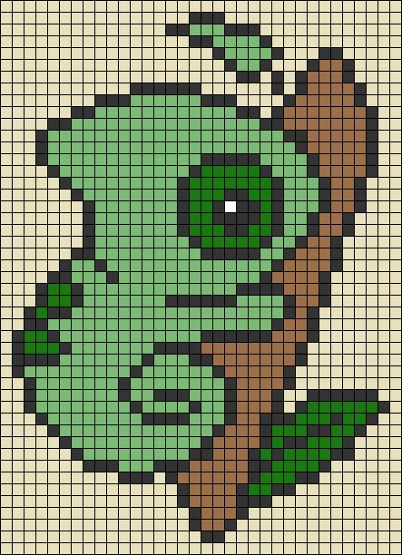 Subnautica Pixel Art, Easy Crochet Tapestry Pattern, Animal Alpha Pattern, Pixel Grid Crochet Patterns, 30x30 Pixel Art, Bee Pixel Art, Pixel Art With Grid, Pixel Art Simple, Modele Pixel Art