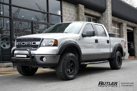 Ford F150 with 18in Black Rhino Attica Wheels exclusively from Butler Tires and Wheels in Atlanta, GA. 2007 Ford F150, Ford King Ranch, 2006 Ford F150, Ford F150 Lariat, Ford F150 Raptor, 2015 Ford F150, Black Rhino, Tyre Brands, Truck Stuff