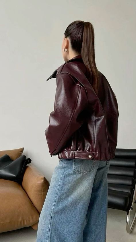 Fall Travel Outfit, Night Beauty, Leather Jacket Outfits, 가을 패션, Autumn Outfit, Mode Inspiration, Casual Style Outfits, Lookbook Outfits, Winter Fashion Outfits