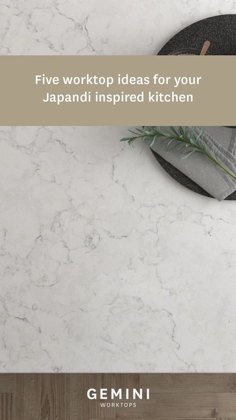 Quartz Worktop Kitchen, Kitchen Worktop Styling, Carrara Kitchen, Worktop Ideas, Muji Kitchen, Japandi Table, Japandi Kitchen Design, Quartz Worktop, Mountain Kitchen