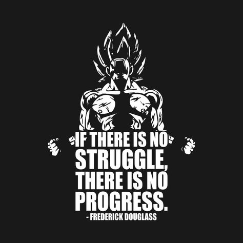 No Struggle, No Progress (Goku) by oolongtee Goku Quotes, Goku Workout, Dbz Quotes, Balls Quote, Dragon Ball Super Wallpapers, Warrior Quotes, Dragon Ball Wallpapers, Dragon Ball Goku, Anime Dragon Ball Super