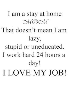 There is nothing wrong with being JUST a stay at home mom!  I love my husband, I love my kids.  And God has blessed me so that I can stay at home with my kids.  I don't judge moms that work, this is a decision I have been able to make for my family. Sahm Quotes, Stay At Home Mom Quotes, Stay Home Mom, I Love Being A Mom, Love Being A Mom, Mommy Quotes, Love Anniversary Quotes, Being A Mother, Stay At Home Parents