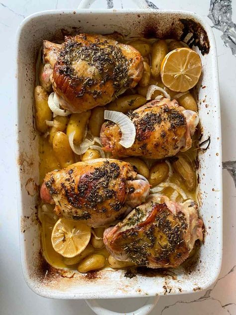 Roasted Turkey Thighs, Turkey Thigh Recipes, Turkey Thigh, Thanksgiving Main Dish, Easy Thanksgiving Dinner, Turkey Thighs, Herb Roasted Turkey, Chicken Breast Crockpot Recipes, Crockpot Chicken Breast