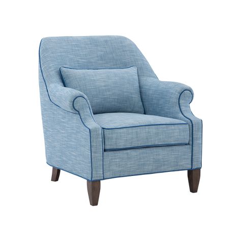 Light blue accent chair