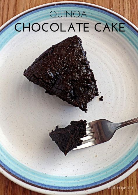 Grain Free Cake, Grain Free Chocolate Cake, Quinoa Chocolate Cake, Quinoa Chocolate, Quinoa Flour, Gluten Free Chocolate Cake, Cooking Pizza, Quinoa Recipes, Gluten Free Chocolate