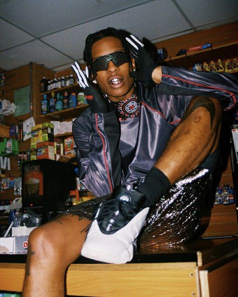 Asap Rocky Photoshoot, Celebrity Sneakers, Lord Pretty Flacko, Pretty Flacko, A$ap Rocky, Asap Rocky, Travis Scott, Pretty Men, Cute Black