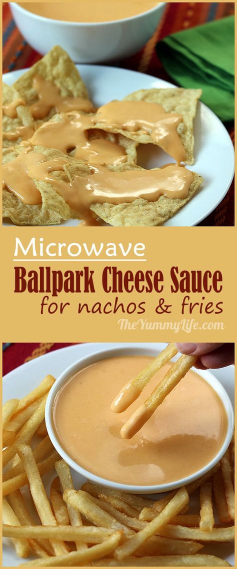 Drizzle on nachos, fries, pretzels, broccoli, hot dogs or potatoes. Use sauce for macaroni and cheese. Make it in 5 minutes with real cheese--no Velveeta! Cheese Sauce For Pretzels, Cheese Sauce For Nachos, Sauce For Nachos, Sauce For Pretzels, Velveeta Dip, Nachos Fries, Cheddar Cheese Sauce, Nacho Cheese Sauce, Cheese Sauce Recipe