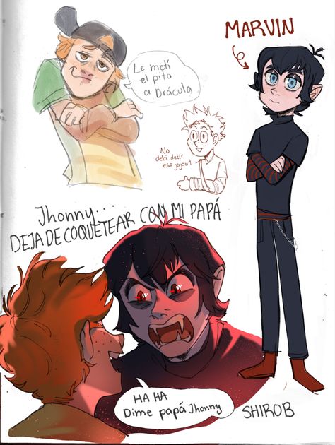 Cartoon As Anime, Hotel Transylvania, 영감을 주는 캐릭터, Gay Art, Cute Comics, Disney Fan Art, Cartoon Shows, Disney And Dreamworks, Drawing Reference Poses