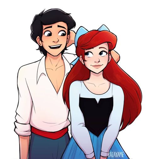 Disney Art Style, Disney Romance, Disney Au, Made Me Laugh, Cute Disney Drawings, Princesa Disney, Disney Ariel, Old Disney, Pinturas Disney