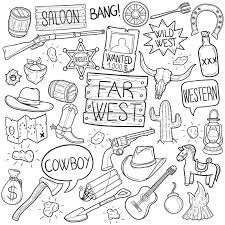 Western Drawing Ideas, Cowboy Draw, Famous Drawing, Scribble Sketch, Western Things, Doodle Icons, Cowboy Tattoos, Western Tattoos, Illustration Tattoo