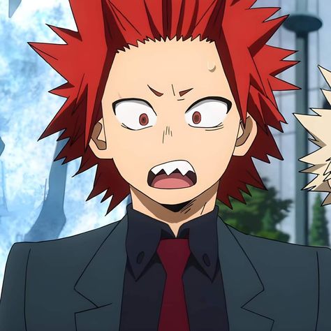 Eijirou Kirishima, Kirishima My Hero Academia, My Hero Academy, Mha Icons, Tomura Shigaraki, Kirishima Eijirou, Anime Canvas, Hero Academia Characters, My Hero Academia Manga