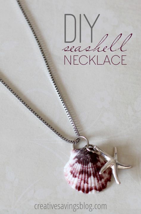 Not sure what to do with all those shells you collected from vacation? Pick a few of your favorites and turn them into seashell necklaces for yourself and all your friends. It`s such a fun and unique way to remember your time in paradise! Wearable Jewelry, Sea Shell Necklace, Diy Collier, Seashell Jewelry, Seashell Necklace, Jewelry Kits, Seashell Crafts, Shell Necklace, Shell Jewelry