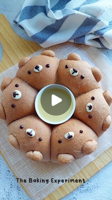 Jean Yap on Instagram: "Chocolate bear bread buns with condensed milk dip. My 3 teens loved this and finished this within 15 minutes after I photographed it. 

#teddybearbread #bearbread #chocolatebread #condensedmilk #buzzfeedtasty #homemadebread #easybreadrecipe #foodnetwork" Bear Bread, Bread Buns, Buzzfeed Tasty, Chocolate Bread, Bread Bun, Easy Bread Recipes, Teen Love, Condensed Milk, Homemade Bread