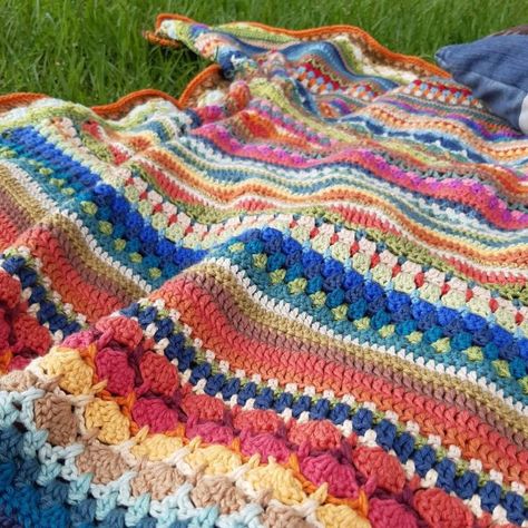 Crochet Sampler, Striped Afghan, Afghan Stitch, 4mm Crochet Hook, Confection Au Crochet, Stitch Sampler, Crochet Blanket Designs, Crochet Blanket Afghan, Easy Crochet Baby