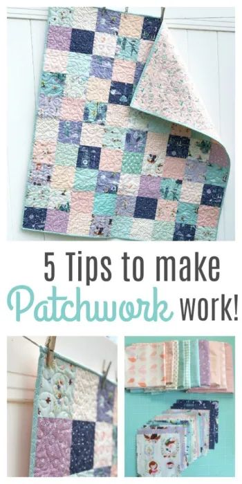 Tips for Using your Fabric Stash to Make Great Patchwork Quilts Patchwork Quilts For Beginners, Quilting Methods, Charm Pack Quilt, Beginning Quilting, Patchwork Blanket, Beginner Quilt Patterns, Applique Quilting, Patchwork Quilt Patterns, Diy Quilt