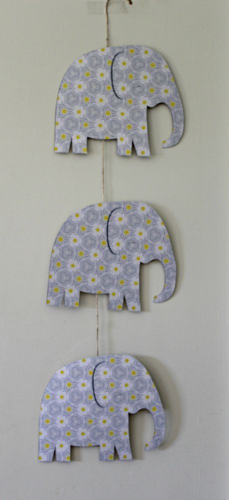 DIY Hanging Elephant Craft - MommyMaleta Diy Elephant Decor, Elephant Cut Out, Elephant Craft, Homemade Lamps, Elephant Crafts, String Crafts, Easy Animals, Indian Elephant, Elephant Decor