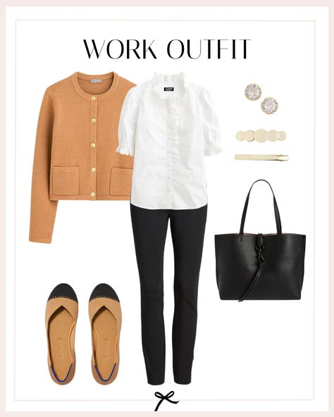 Spring Workwear Women, Timeless Business Casual, Fall Transition Business Casual Outfits, Work Meeting Outfits Professional Women, Spring Outfits 2024 For Work, Winter To Spring Transition Outfits Work Business Casual, Fall Work Outfits Women Over 40, Trendy Spring Workwear Sweater, Work Conference Outfits Women 2024