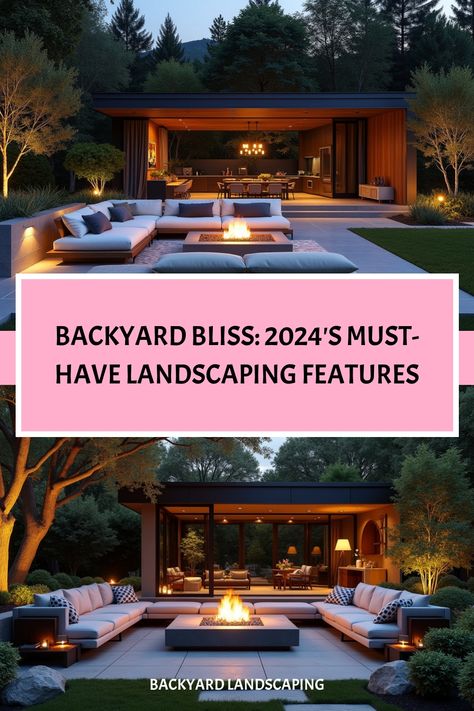 Comfortable outdoor seating area integrated with lush landscaping Medium Backyard Landscaping, Rich Backyard, Colorado Landscaping, Permeable Paving, Landscaping Backyard, Modern Backyard Landscaping, Cozy Outdoor, Water Bill, Modern Backyard