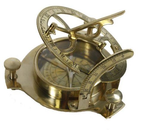 Compass Antique, London Decor, Sun Dial, Map Compass, Unusual Home, Sundials, Nautical Gifts, E Bay, Brass Metal