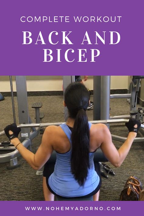 Back And Bicep Workout Gym, Back Bicep Workout, Bicep Workout Gym, Planet Fitness Workout Plan, Back And Biceps Workout, Bicep Exercises, Back And Bicep Workout, Workout Back, Bicep Workout