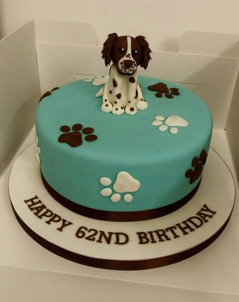 Dog Themed Birthday Cake, Dog Themed Birthday, Puppy Birthday Cakes, Doggie Birthday, Pet Birthday, Puppy Cake, Birthday Cake For Him, Dog Cake Topper, Dog Birthday Cake