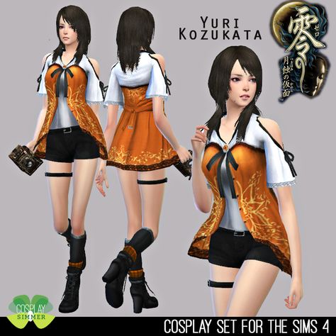 Fatal Frame 4, Yuri Kozukata, Sims 4 Challenges, Sims 4 Mm Cc, Fatal Frame, Patreon Logo, Sims 4 Dresses, Sims 4 Characters, Sims 4 Mm