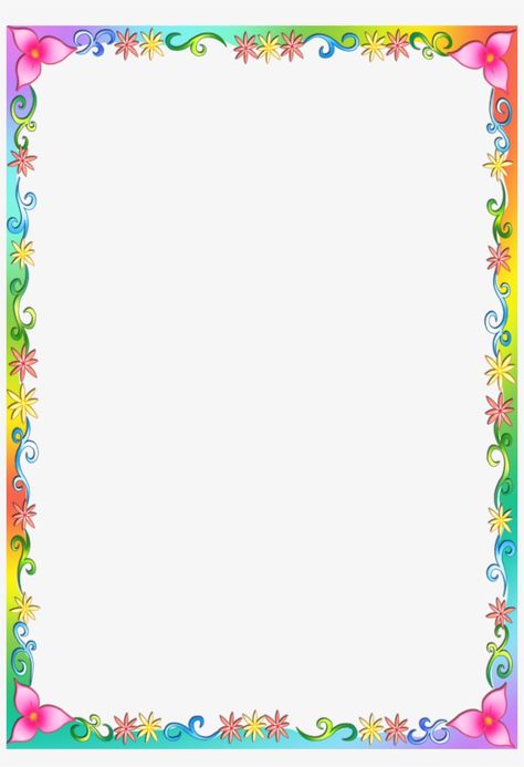 Summer Border Design, A4 Sheet Border Design For Project, Best Border Design, School Border Design, Free Borders And Frames, Boder Degin, Cute Borders Designs, Border Design Png, Free School Borders