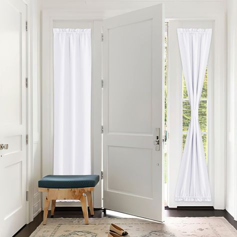 Front door curtain ideas