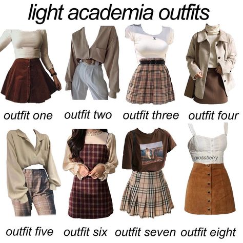 <3 on Instagram: “which outfits would you wear? 🧸” Light Academia Outfit, Academia Aesthetic Outfit, Dark Academia Outfits, Academia Clothes, Academia Outfits, Academia Style, Academia Fashion, Outfit Layout, Look Retro