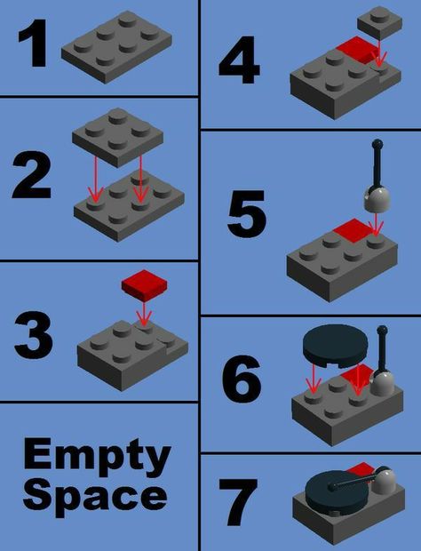 Minecraft Diy Crafts, Lego Diy Crafts, Minecraft Diy, Easy Lego Creations, Lego Furniture, Lego Challenge, Micro Lego, Lego Diy, Lego Activities