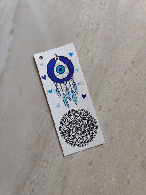 Evil Eye Bookmark Mandala Evil Eye Bookmark Painting, Evil Eye Doodle, Evil Eye Drawing Design, Evil Eye Bookmark, Evil Eye Mandala Art, Mandala Art Bookmark, Mandala Evil Eye, Evil Eye Mandala, Phone Cover Ideas