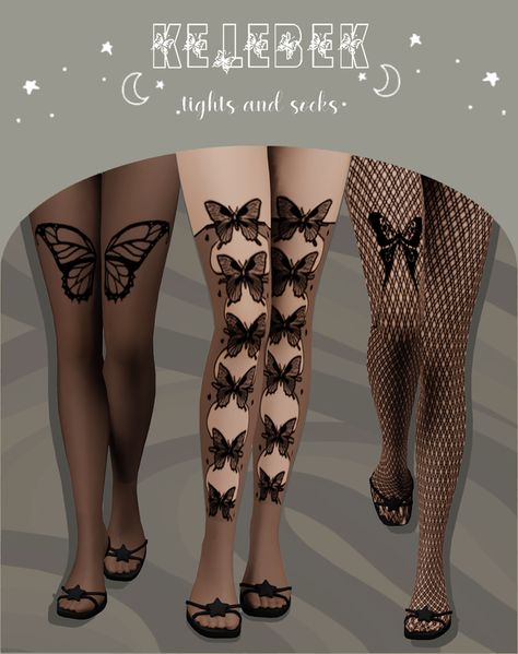 The Sims 4 Free Cc, Los Sims 4 Cc, Sims 4 Free Cc, Butterfly Tights, Transparent Butterfly, Los Sims 4 Mods, Los Sims 4, Butterfly Cutout, Sims 4 Tsr