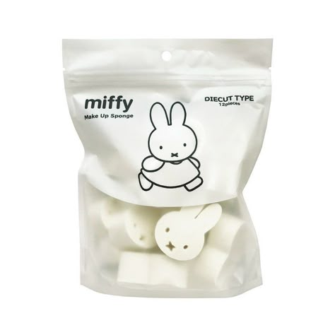 Miffy Skincare, Miffy Makeup, Kawaii Makeup Looks, Miffy Stuff, Miffy Aesthetic, Cutesy Aesthetic, Make Up Sponge, Kawaii Makeup, Gloss Labial