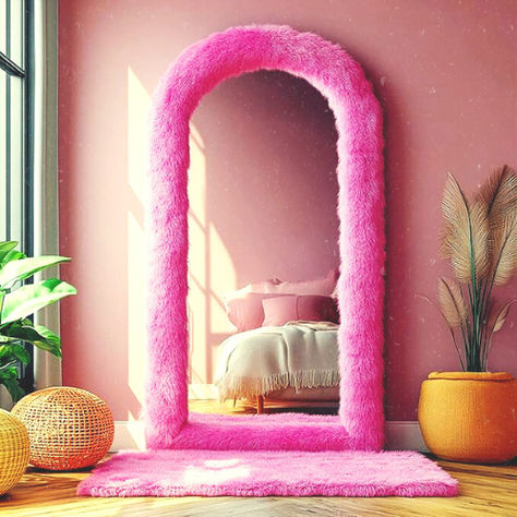 2 Pack Fluffy Full Length Mirror Cover Universal Ultra Soft Non-Slip Cover Free Standing Mirror Cover 64"x21" Full Body Mirror Cover Warm Home Decor for Living Room Bedroom Cloakroom, White&Light Pink Light Up Mirror Full Length, Fluffy Mirror, Free Standing Mirror, Pink Floor, Full Length Mirrors, Warm Home Decor, Home Decor For Living Room, Full Body Mirror, Body Mirror